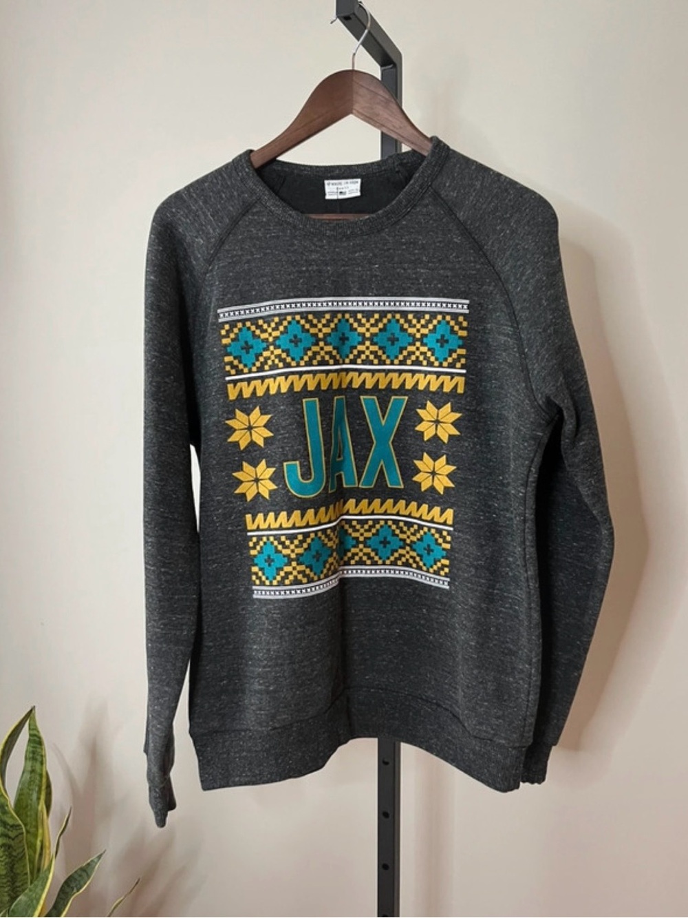 Where I’m From Jacksonville Sweatshirt in Jaguars Colors Size Small